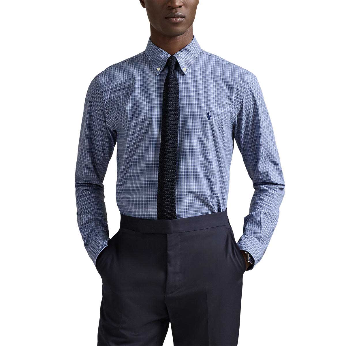 Polo Ralph Lauren Custom Fit Checked Stretch Poplin Shirt